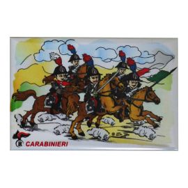 MAGNETE STAMPATO FUMETTO CARICA CARABINIERI