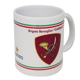 TAZZA IN CERAMICA BRIGATA BERSAGLIERI GARIBALDI E.I.