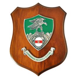 CREST ARALDICO CON STEMMA COMANDO TRUPPE ALPINE E.I.