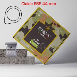 50 CIALDE CAFFE' ESERCITO 44 MM MISCELA GRAN CORPO
