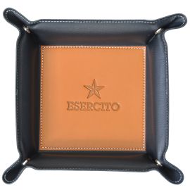 VUOTATASCHE FONDO MARRONE LOGO EI