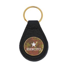 PORTACHIAVI IN PELLE CON ETICHETTA