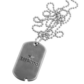 MEDAGLIA IN METALLO ANTICHIZZATO LOGO EI