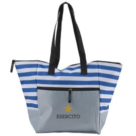 BORSA DA MARE RIGHE 31X12,7X36 CM