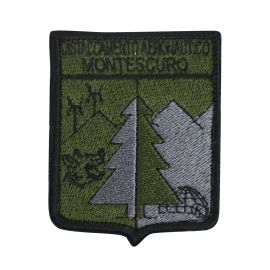 PATCH RICAMATA CON VELCRO 65X50MM DISTACCAMENTO AM MONTESCURO