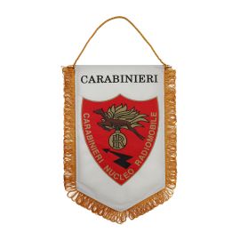 GAGLIARDETTO RADIOMOBILE CARABINIERI PENTAGONALE MEDIO 20X28 CM