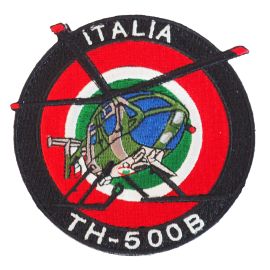 PATCH RICAMATA CON VELCRO DIAMETRO 90MM TH-500B