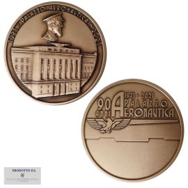 MEDAGLIA COMMEMORATIVA 90 ANNI DI PALAZZO AERONAUTICA ? 5 CM