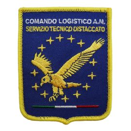 PATCH RICAMATA CON VELCRO 70X90MM COMANDO LOGISTICO AM