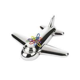 FERMACARTE AEREO IN METALLO LUCIDO