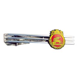 FERMACRAVATTA CON LOGO IN SMALTO LEVIGATO B.M. SAN MARCO