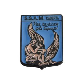 SPILLA DA DIVISA IN METALLO SMALTATO SCUOLA SPECIALISTI A.M. CASERTA