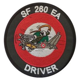 PATCH RICAMATA CON VELCRO DIAMETRO 90MM SF260 EA DRIVER