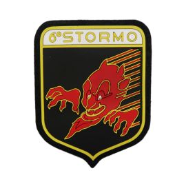 PATCH GOMMATA CON VELCRO 60X75MM 6 STORMO