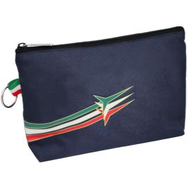 PORTATUTTO A BUSTINA A DOPPIA ZIP LOGO F.T. CON DOPPIO VANO INTERNO