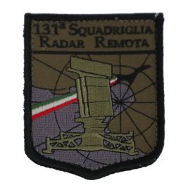 PATCH BASSA VISIBILITA RICAMATA CON VELCRO 90X70MM 131 SQUADRIGLIA R.R.