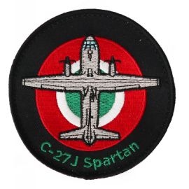 PATCH RICAMATA CON VELCRO DIAMETROMETRO 75MM C-27J SPARTAN