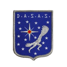 PATCH RICAMATA CON VELCRO 100X80MM DASAS