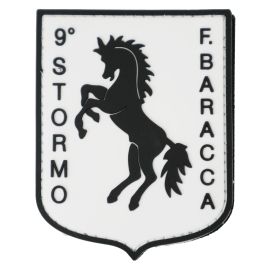 PATCH GOMMATA CON VELCRO 90X70MM 9 STORMO F. BARACCA