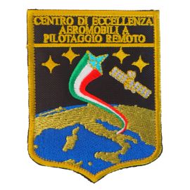PATCH RICAMATA CON VELCRO 70X90MM CENTRO DI ECCELLENZA AEROMOBILI
