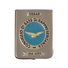 DISTINTIVO DA CAMICIA 25X32MM IN METALLO COBAR