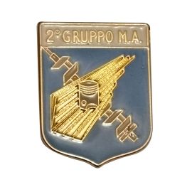 DISTINTIVO DA CAMICIA 25X32MM IN METALLO 2 GRUPPO M.A.