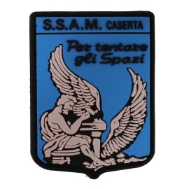 PATCH GOMMATA CON VELCRO 80X60MM SSAM CASERTA
