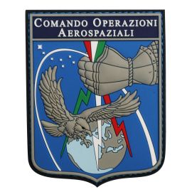 PATCH GOMMATA CON VELCRO 70X90MM COMANDO OPERAZIONI AEROSPAZIALI