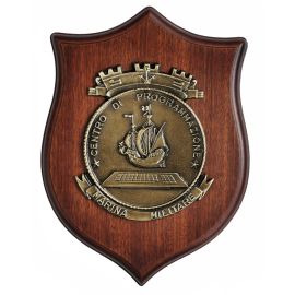 CREST IN METALLO M.M. CENTRO PROG. MM