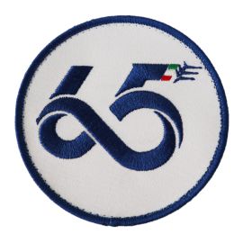 PATCH RICAMATA CON VELCRO DIAMETRO 90 MM