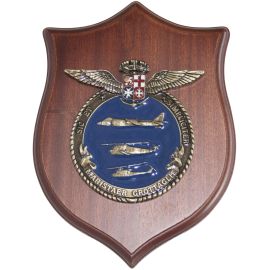 CREST IN METALLO M.M. MARISTAER GROTTAGLIE
