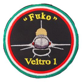 PATCH RICAMATA DA CUCIRE DIAMETRO 80MM 936 FUKO VELTRO 1