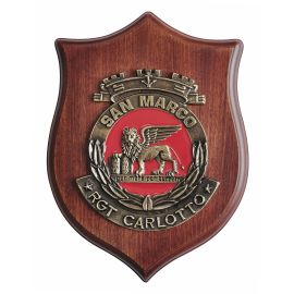 CREST IN METALLO M.M. REGGIMENTO CARLOTTO