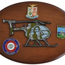 CREST IN METALLO SMALTATO A.M. AEREI NH 500E