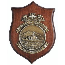 CREST IN METALLO M.M. NAVE VESUVIO