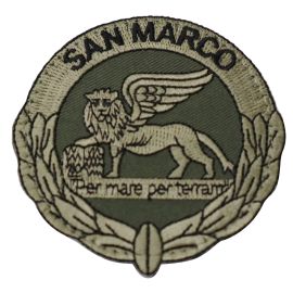 PATCH DISTINTIVO RICAMATO DA CUCIRE B.M. SAN MARCO BV M.M.