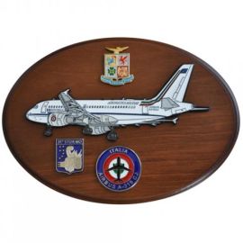 CREST IN METALLO SMALTATO A.M. AEREI AIRBUS A-319 CJ
