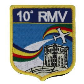 PATCH ALTA VISIBILITA RICAMATA CON VELCRO 90X70MM 10 RMV