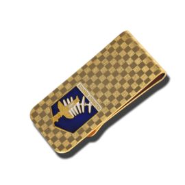 FERMA SOLDI IN METALLO SMALTATO A.A.