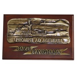 CREST IN METALLO M.M. NAVE FAVIGNANA