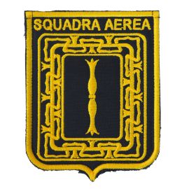 PATCH RICAMATA CON VELCRO 70X90MM SQUADRA AEREA