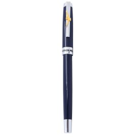 PENNA ROLLER BLU NAVY IN METALLO A.M. IN ASTUCCIO RIGIDO