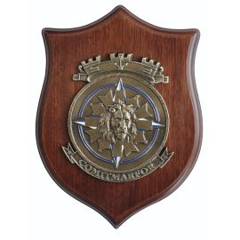 CREST IN METALLO M.M. COM. ITALIANO FORZE MARITTIME