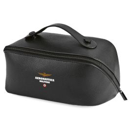 BORSA DA TOILETTE IN PELLE RICICLATA 23,5X12X12 CM