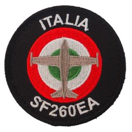 PATCH RICAMATA CON VELCRO DIAMETRO 75MM SF260EA