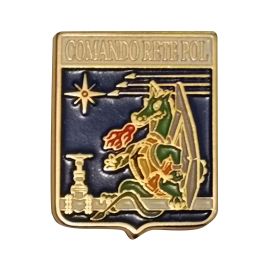 DISTINTIVO DA CAMICIA 25X32MM IN METALLO COMANDO RETE POL