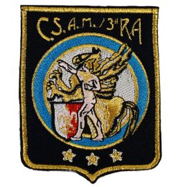 PATCH RICAMATA CON VELCRO 70X90MM CSAM 3 RA
