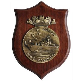 CREST IN METALLO M.M. NAVE CASSIOPEA