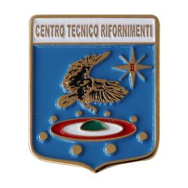 DISTINTIVO DA CAMICIA 25X32MM IN METALLO CENTRO TECNICO RIFORNIMENTI