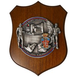 CREST CON LOGO SCUOLA ALLIEVI REGGIO CALABRIA MIS CM 22,5 X 17,5